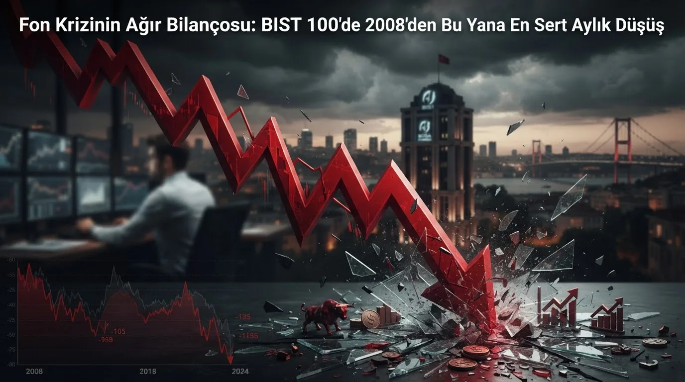 Fon Krizinin Ağır Bilançosu: BIST 100'de 2008'den Bu Yana En Sert Aylık Düşüş