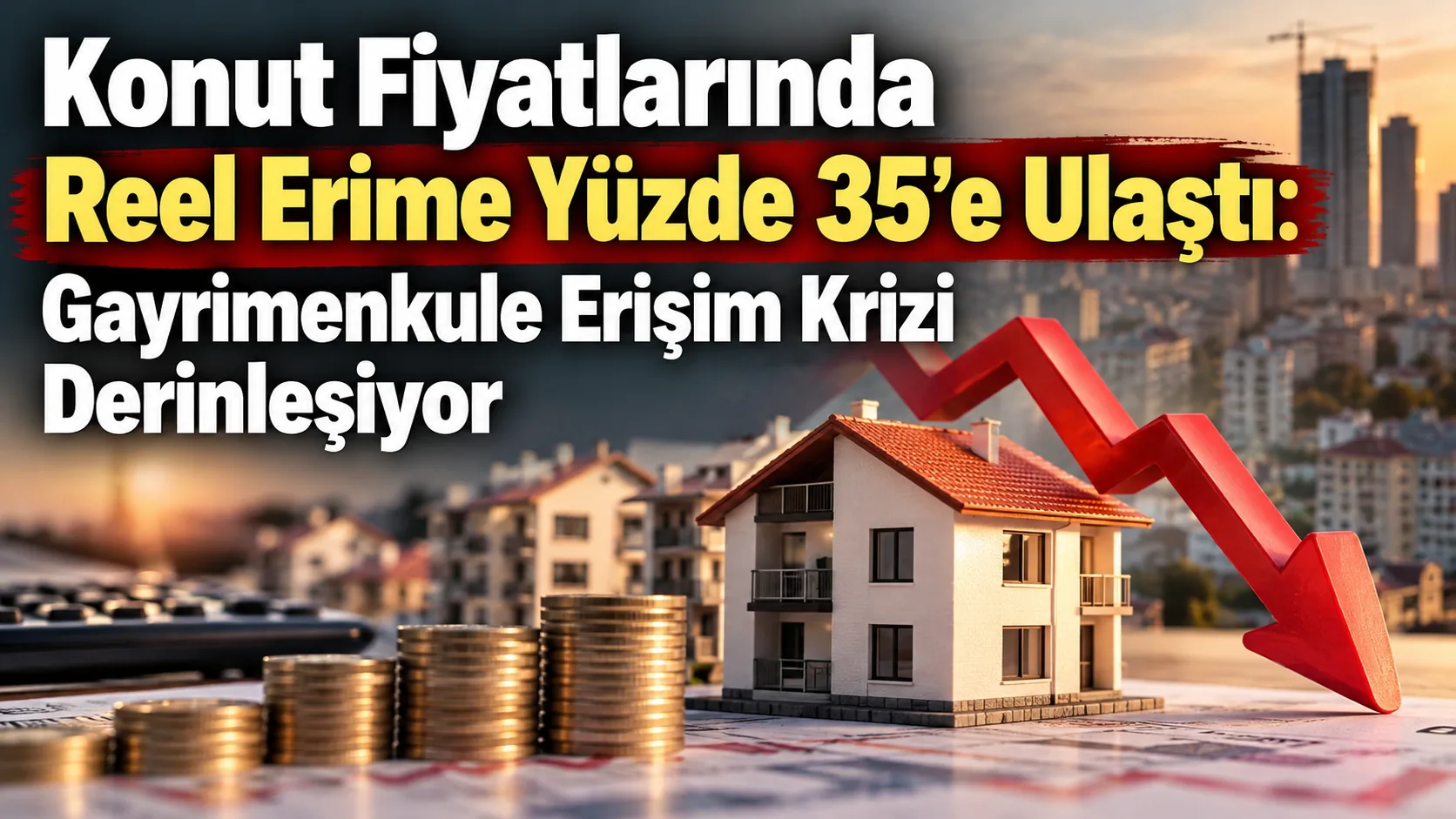 Konut Fiyatlarında Reel Erime Yüzde 35'e Ulaştı: Gayrimenkule Erişim Krizi Derinleşiyor
