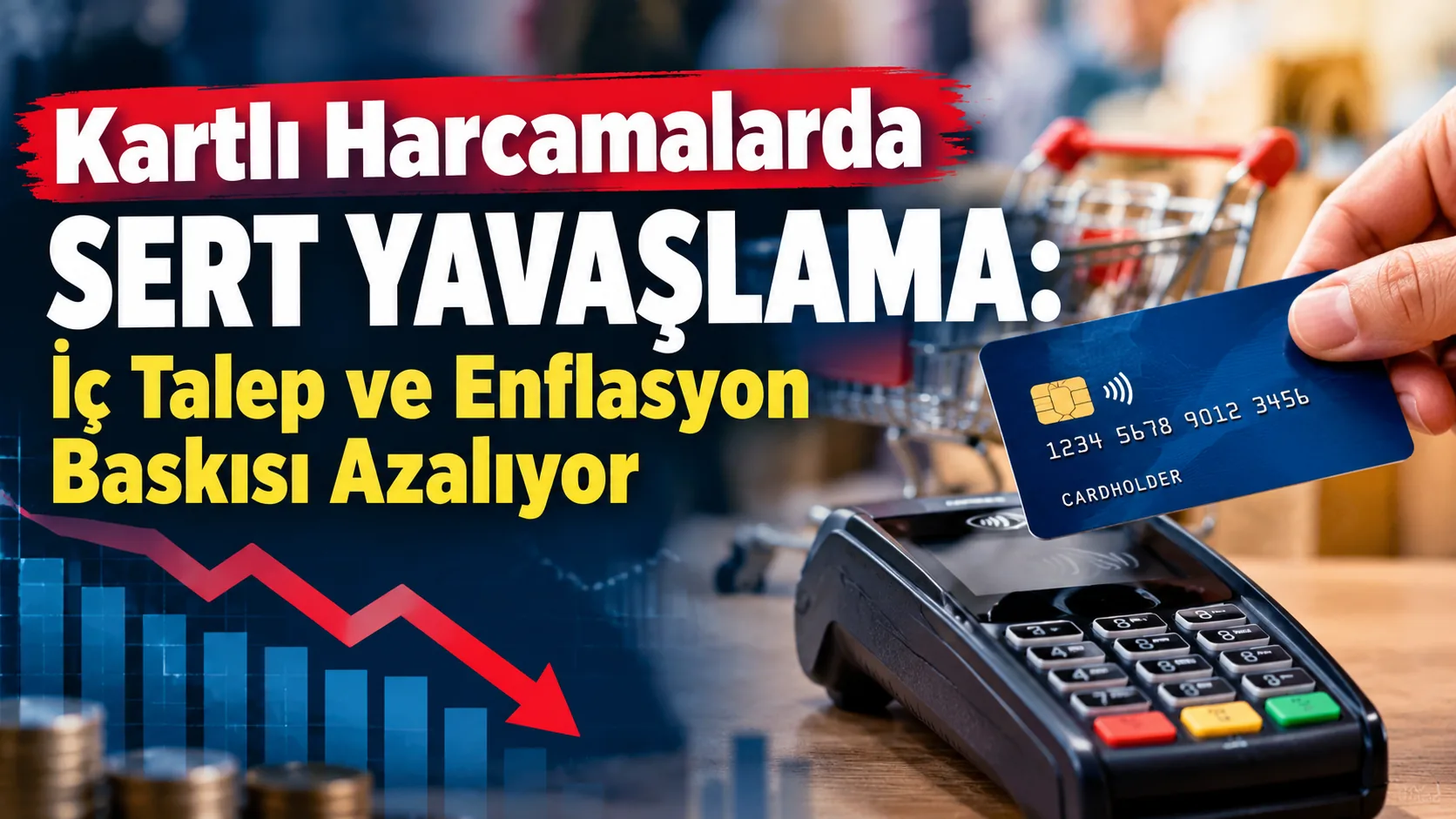 Kartlı Harcamalarda Sert Yavaşlama: İç Talep ve Enflasyon Baskısı Azalıyor