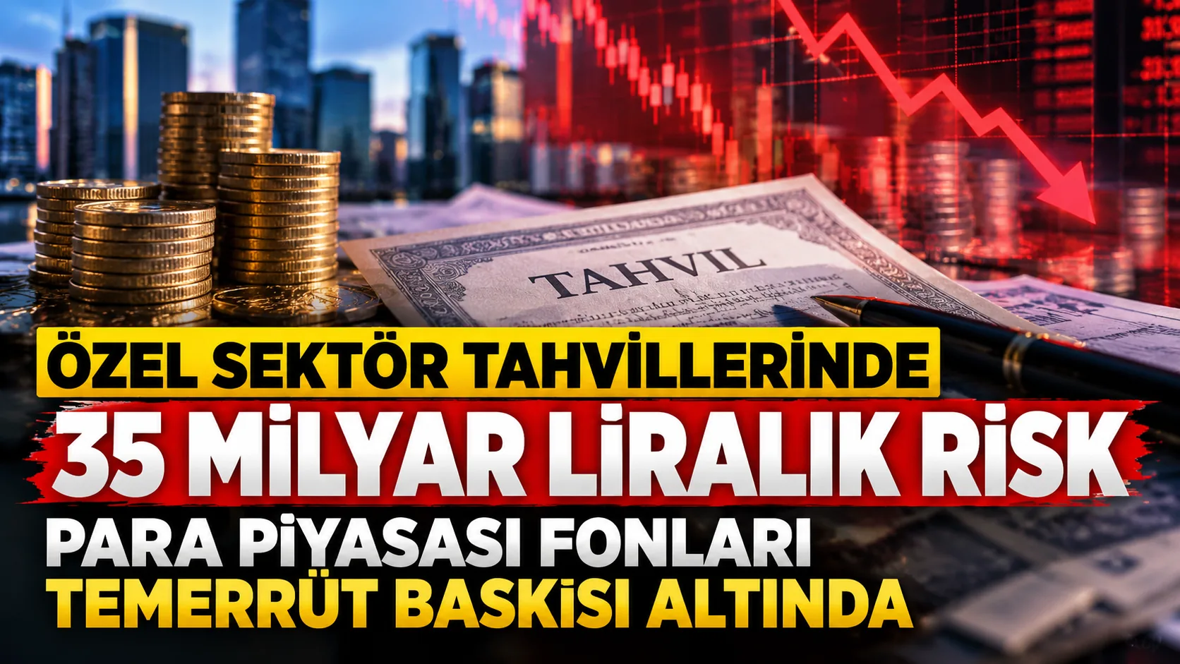 Özel Sektör Tahvillerinde 35 Milyar Liralık Risk: Para Piyasası Fonları Temerrüt Baskısı Altında