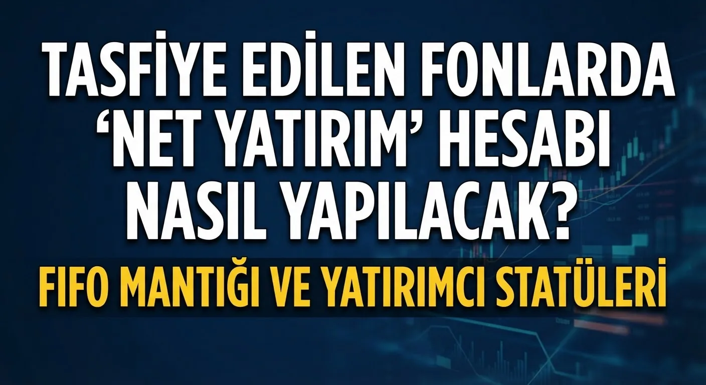 Tasfiye Edilen Fonlarda 'Net Yatırım' Hesabı Nasıl Yapılacak? FIFO Mantığı ve Yatırımcı Statüleri