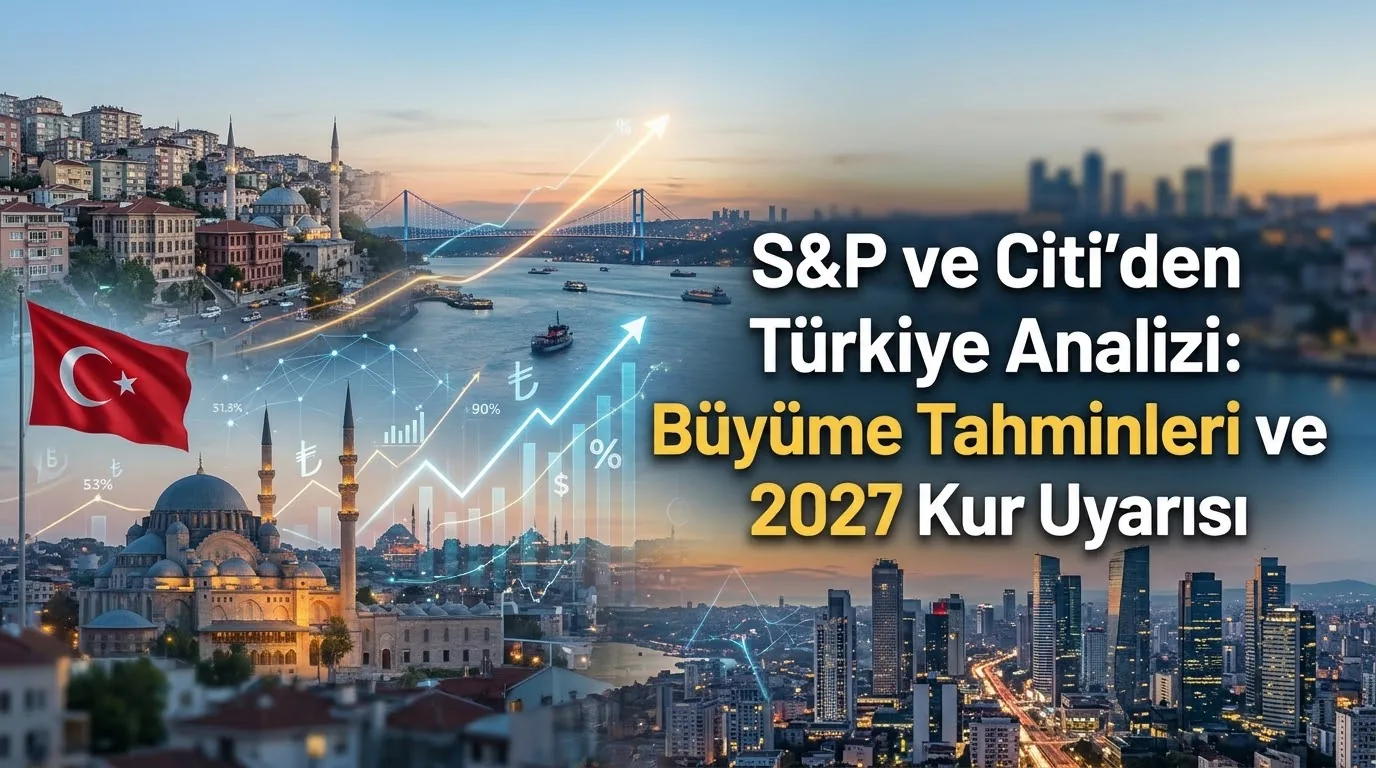 S&P ve Citi'den Türkiye Analizi: Büyüme Tahminleri ve 2027 Kur Uyarısı