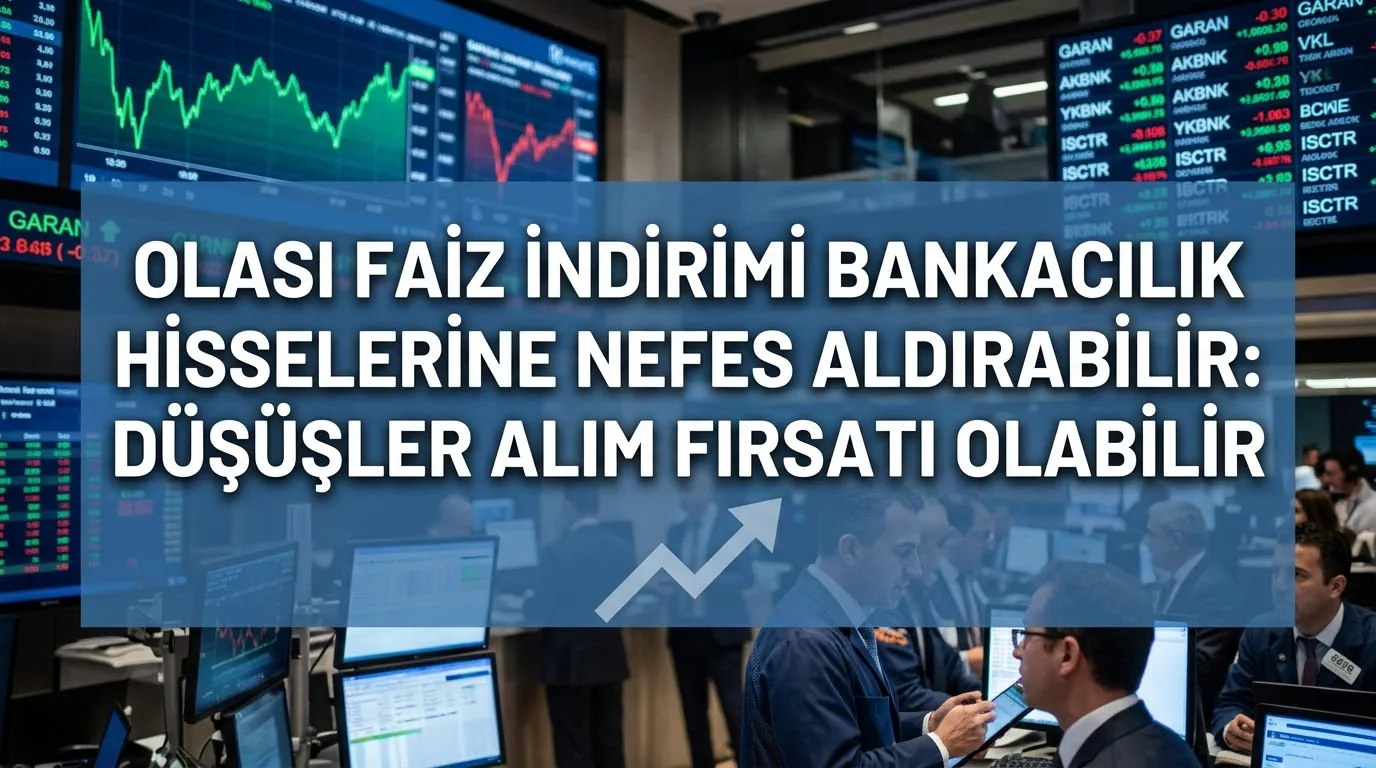 Olası Faiz İndirimi Bankacılık Hisselerine Nefes Aldırabilir: Düşüşler Alım Fırsatı Olabilir