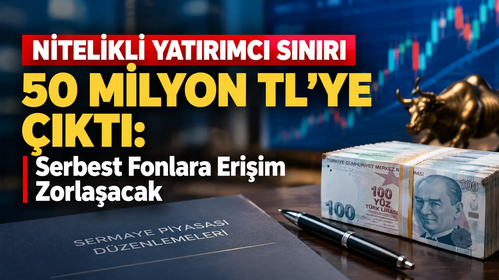 Nitelikli Yatırımcı Sınırı 50 Milyon TL’ye Çıktı: Serbest Fonlara Erişim Zorlaşacak