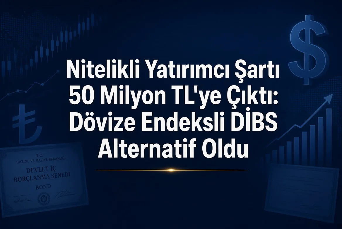 Nitelikli Yatırımcı Şartı 50 Milyon TL'ye Çıktı: Dövize Endeksli DİBS Alternatif Oldu