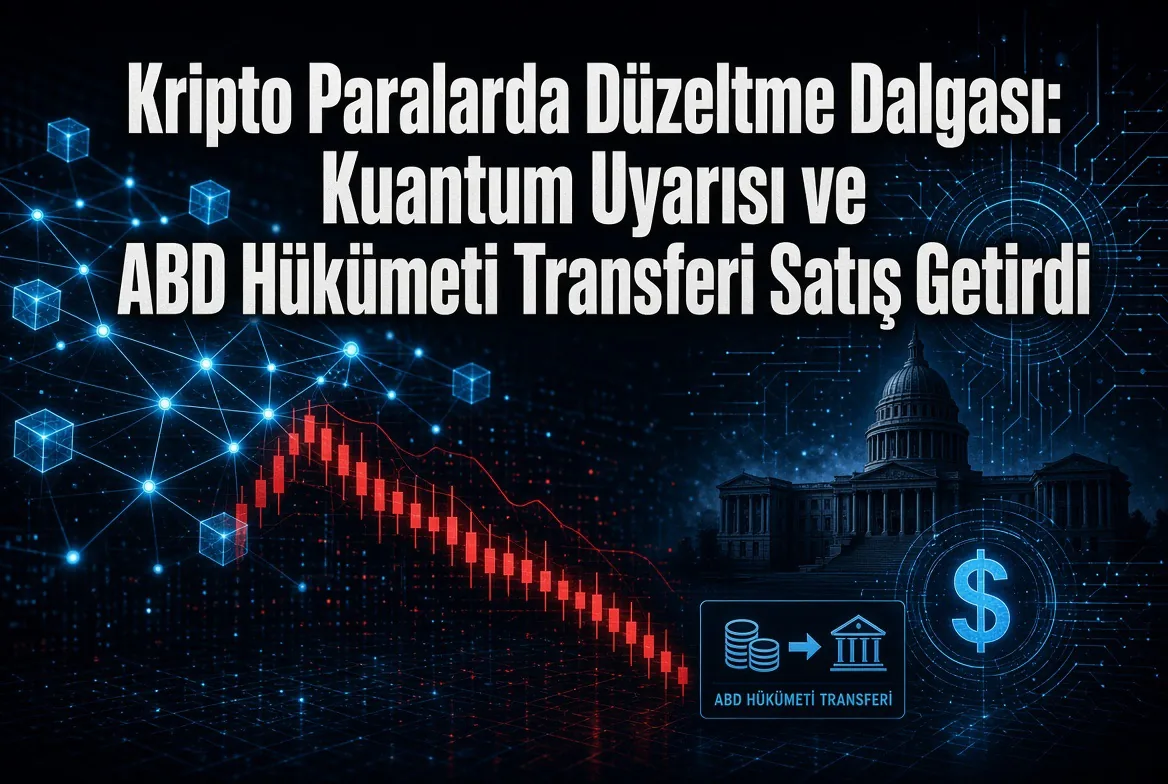 Kripto Paralarda Düzeltme Dalgası: Kuantum Uyarısı ve ABD Hükümeti Transferi Satış Getirdi