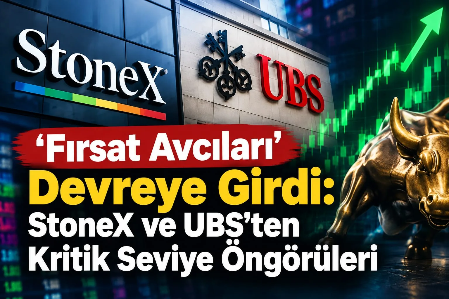 Altında 'Fırsat Avcıları' Devreye Girdi: StoneX ve UBS'ten Kritik Seviye Öngörüleri