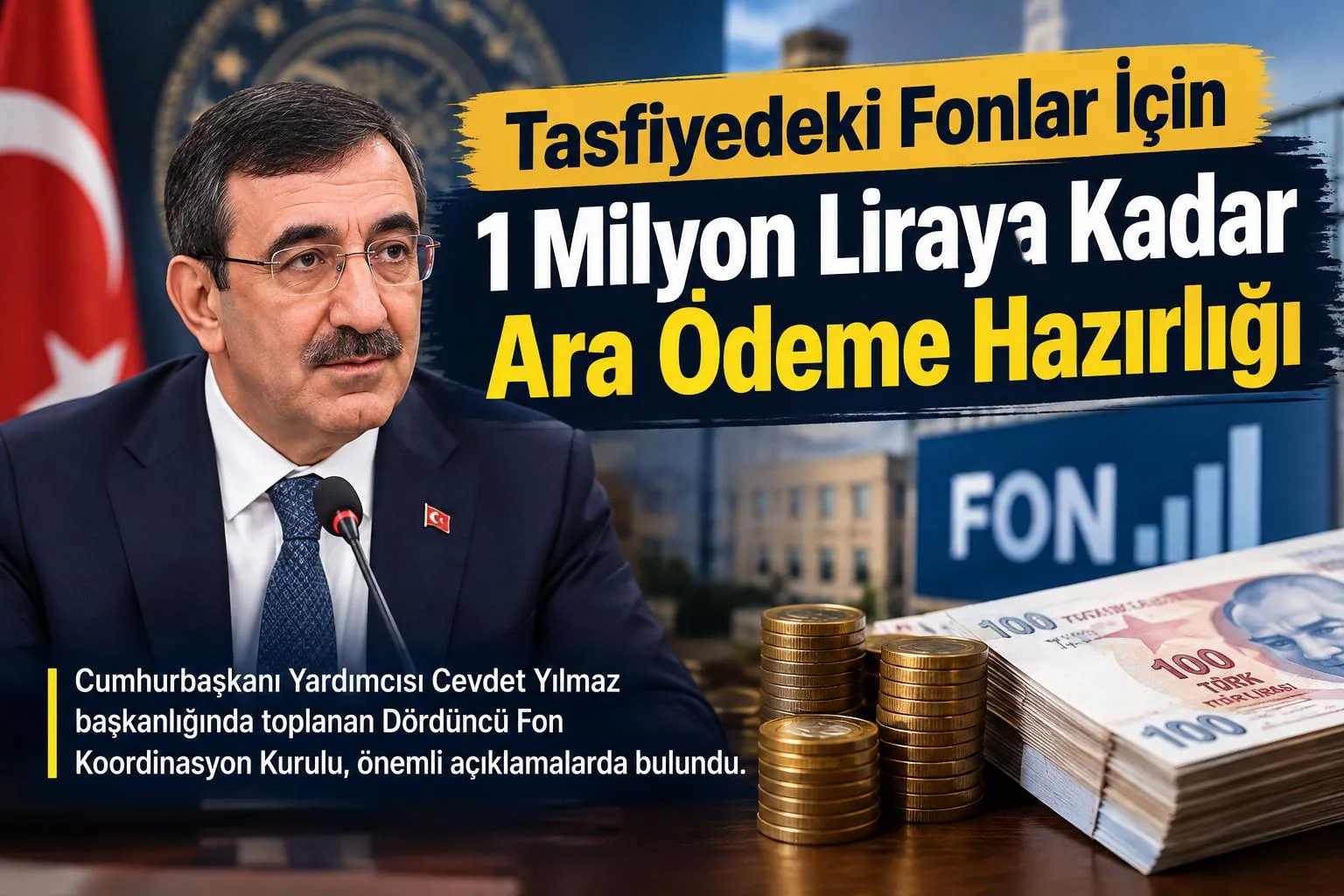 Tasfiyedeki Fonlar İçin 1 Milyon Liraya Kadar Ara Ödeme Hazırlığı