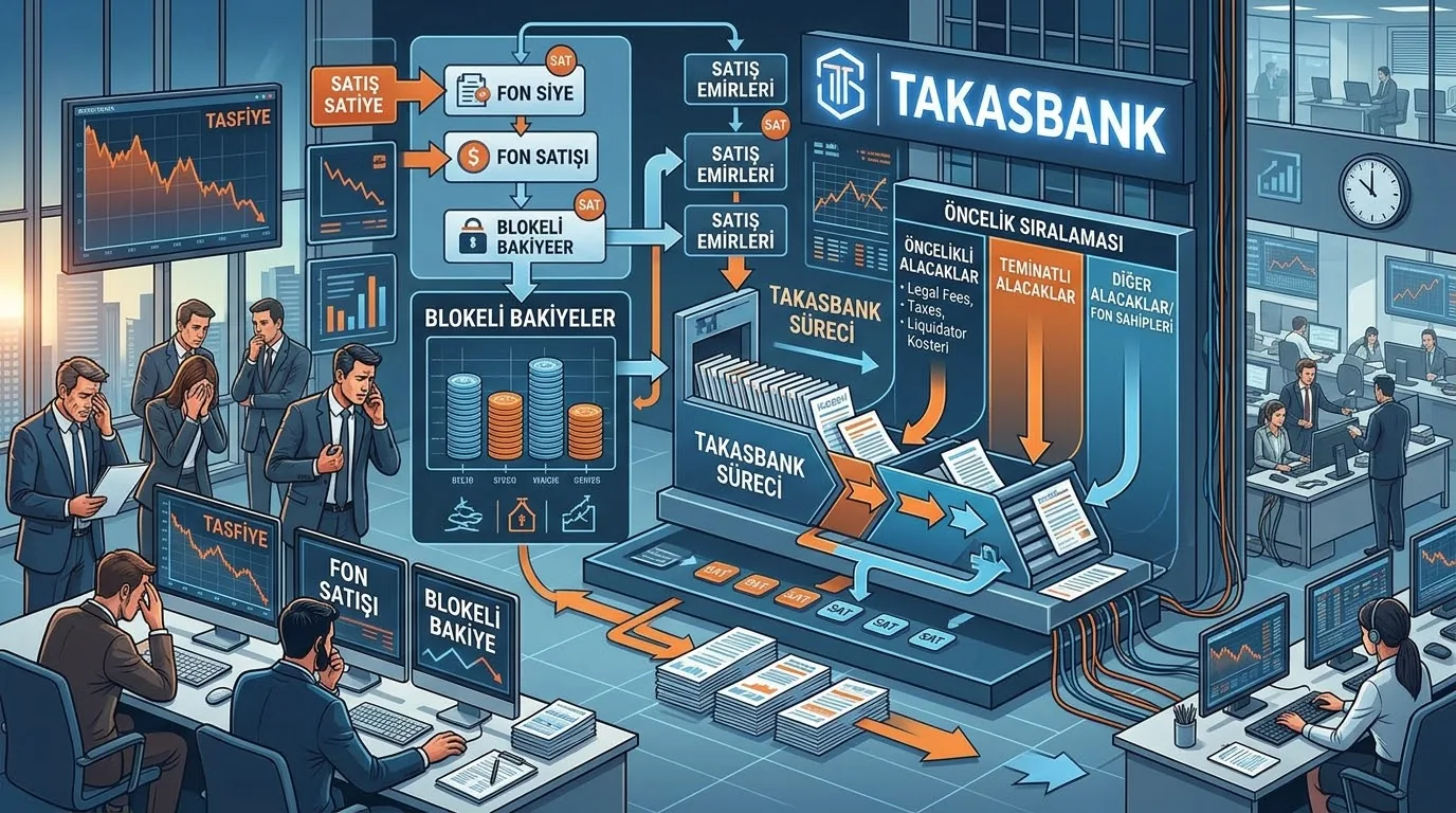 Tasfiye Sürecindeki Fonlarda Satış Emirleri ve Blokeli Bakiyeler: Takasbank Sürecinde Öncelik Sıralaması