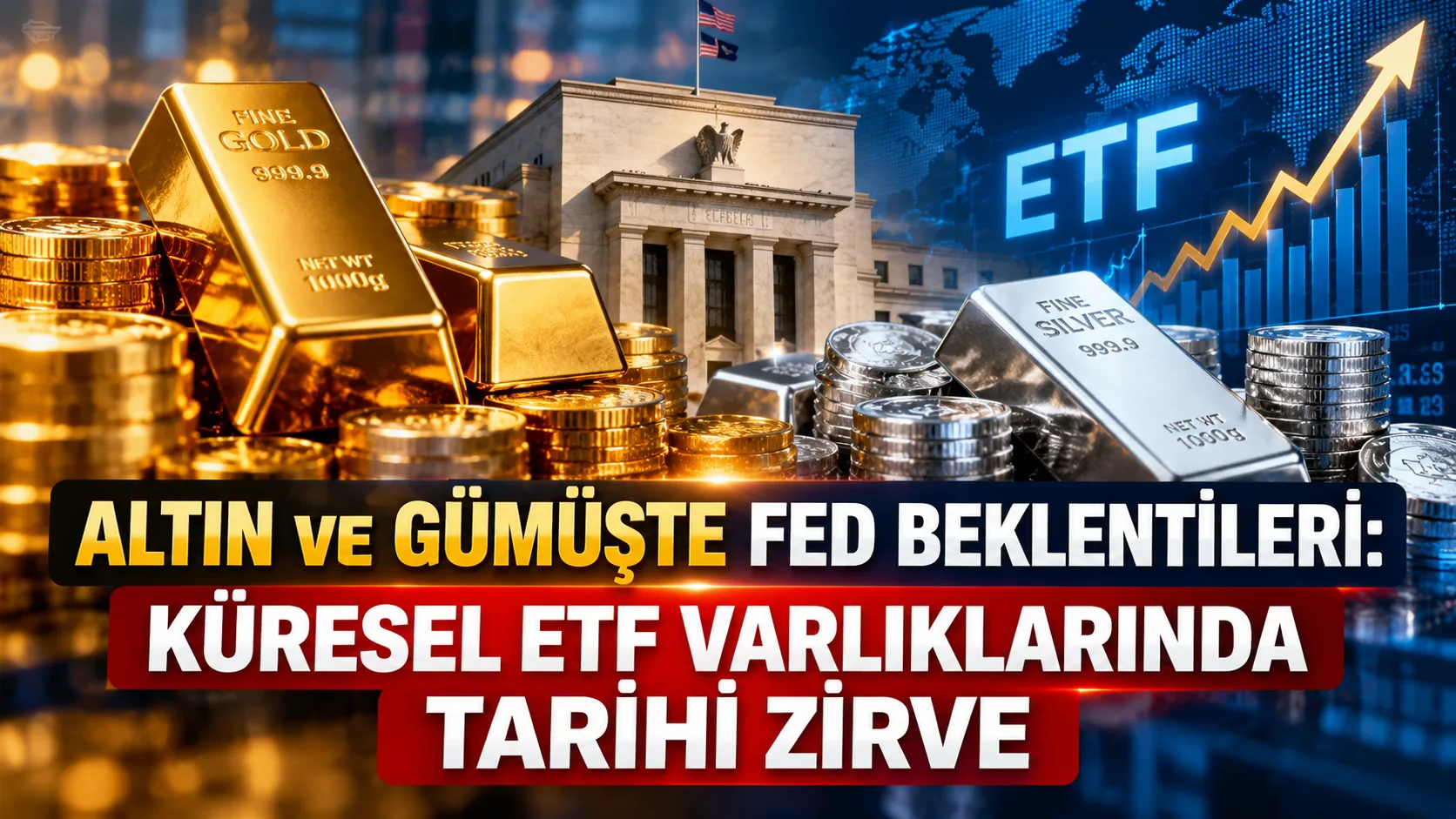 Altın ve Gümüşte Fed Beklentileri: Küresel ETF Varlıklarında Tarihi Zirve