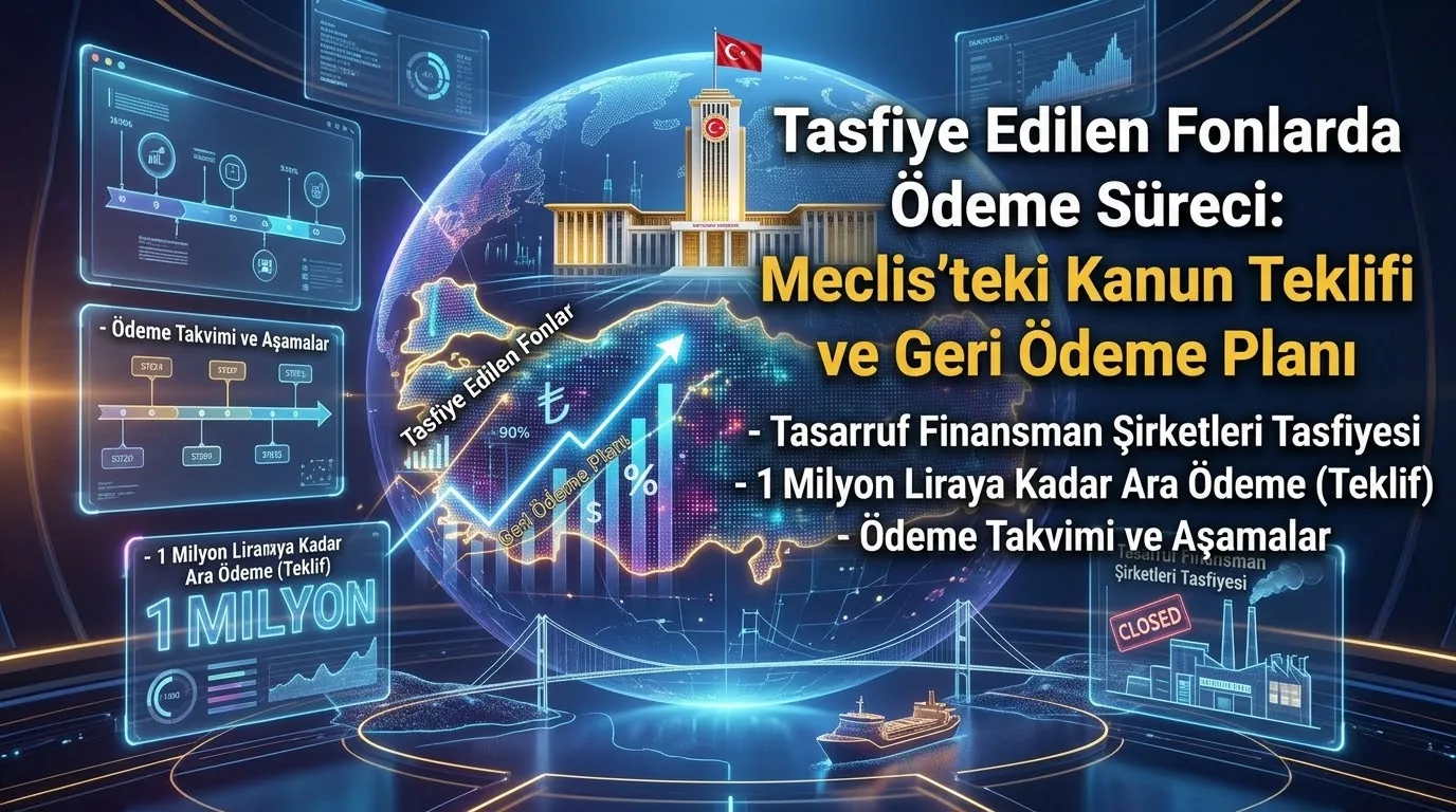 Tasfiye Edilen Fonlarda Ödeme Süreci: Meclis'teki Kanun Teklifi ve Geri Ödeme Planı
