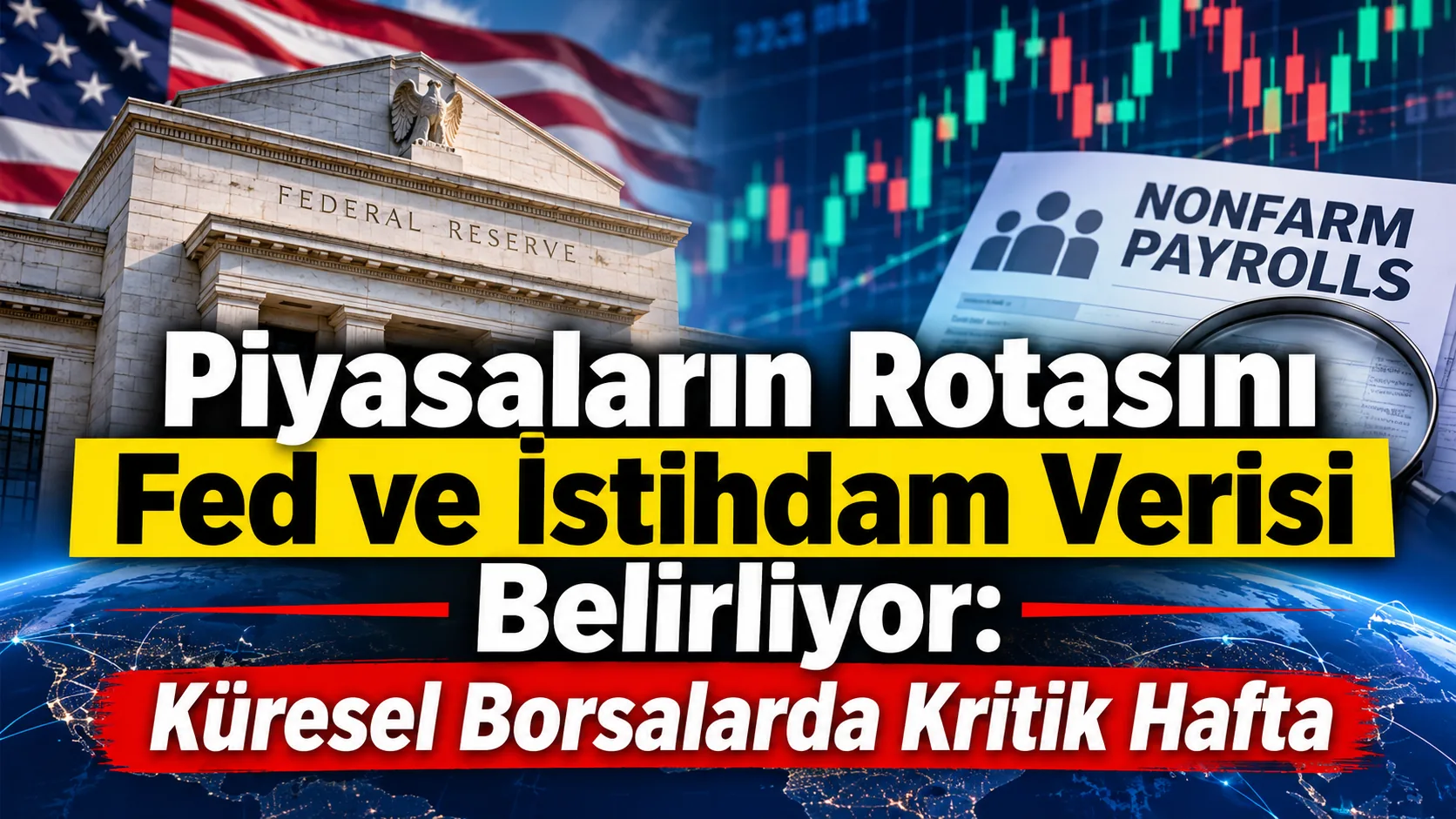 Piyasaların Rotasını Fed ve İstihdam Verisi Belirliyor: Küresel Borsalarda Kritik Hafta