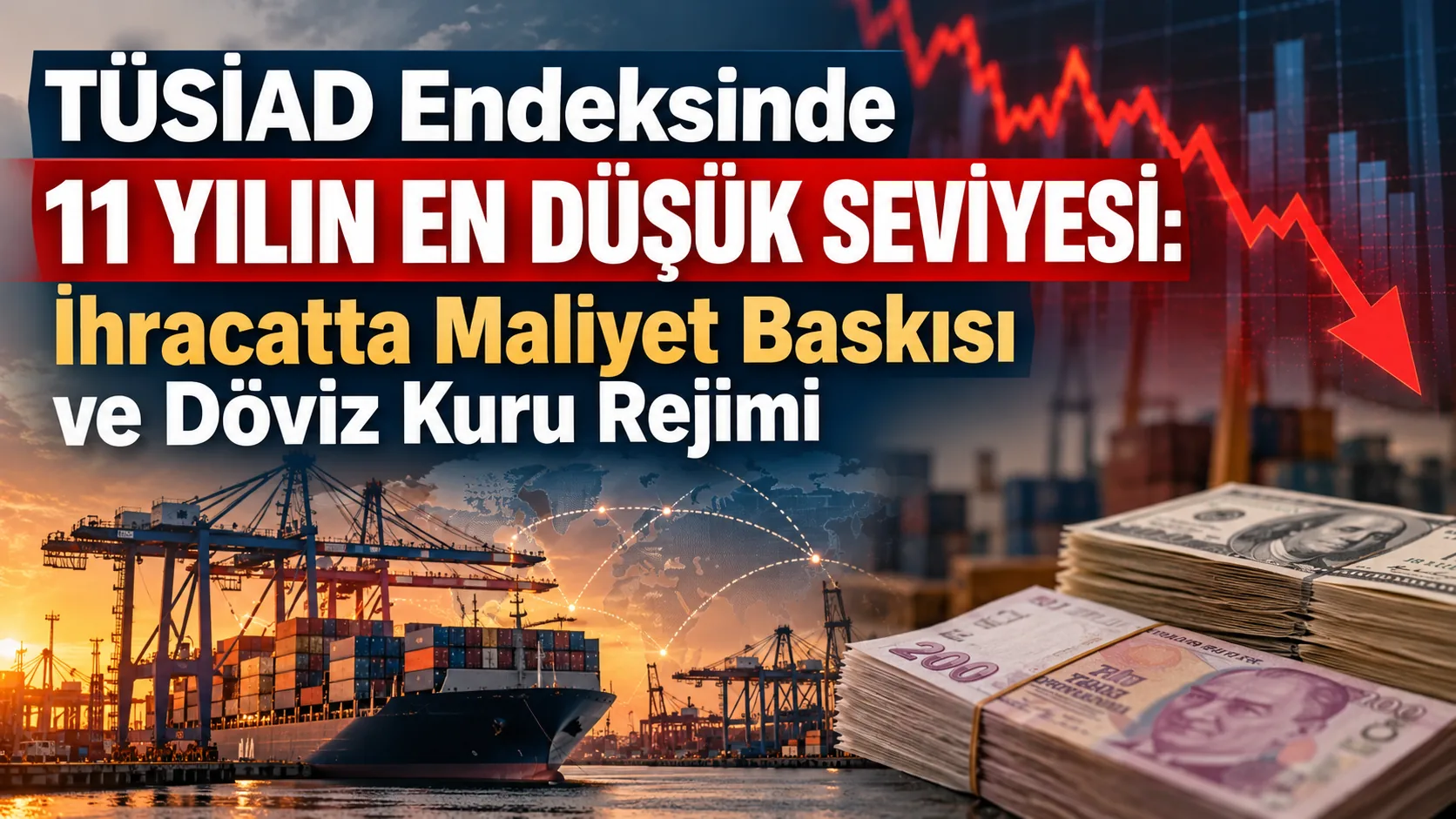 TÜSİAD Endeksinde 11 Yılın En Düşük Seviyesi: İhracatta Maliyet Baskısı ve Döviz Kuru Rejimi