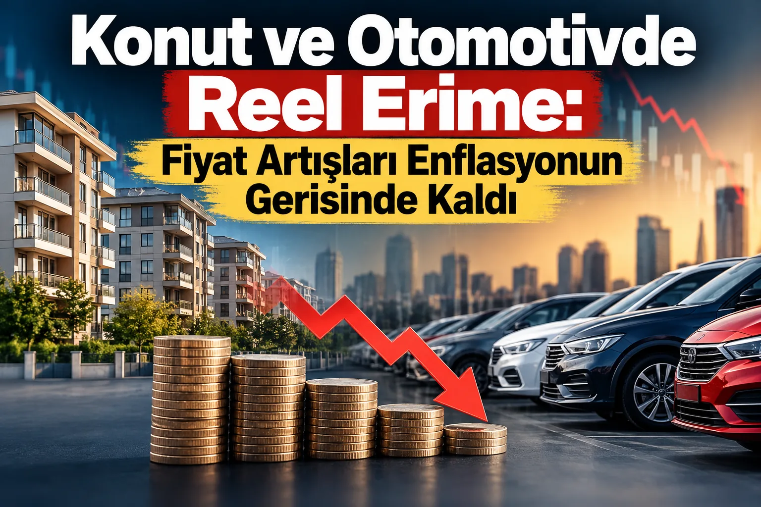 Konut ve Otomotivde Reel Erime: Fiyat Artışları Enflasyonun Gerisinde Kaldı