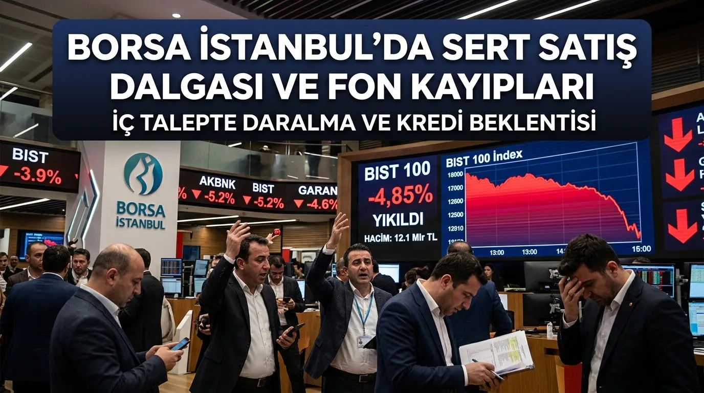 Borsa İstanbul'da Sert Satış Dalgası ve Fon Kayıpları: İç Talepte Daralma ve Kredi Beklentisi