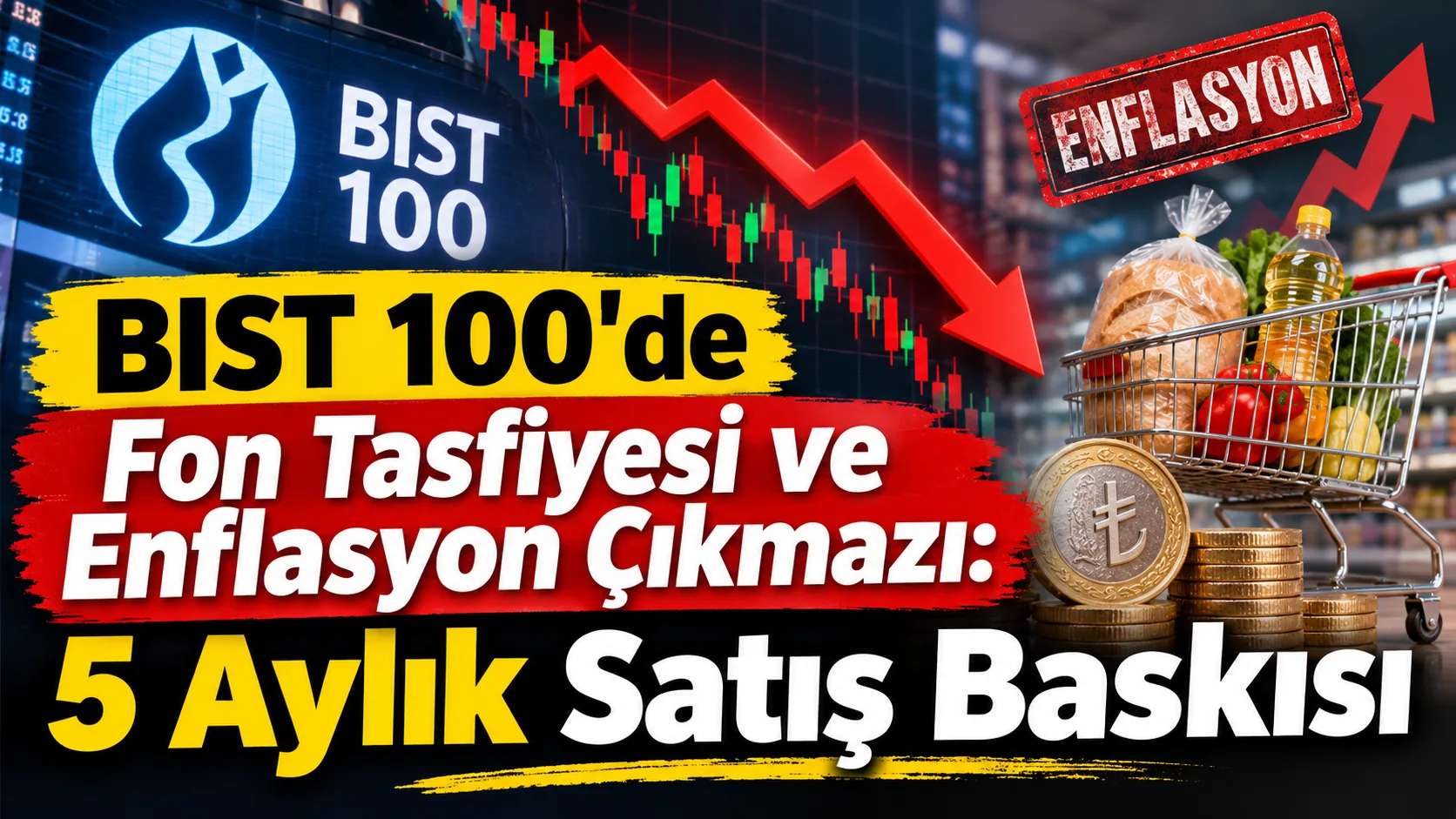 BIST 100'de Fon Tasfiyesi ve Enflasyon Çıkmazı: 5 Aylık Satış Baskısı