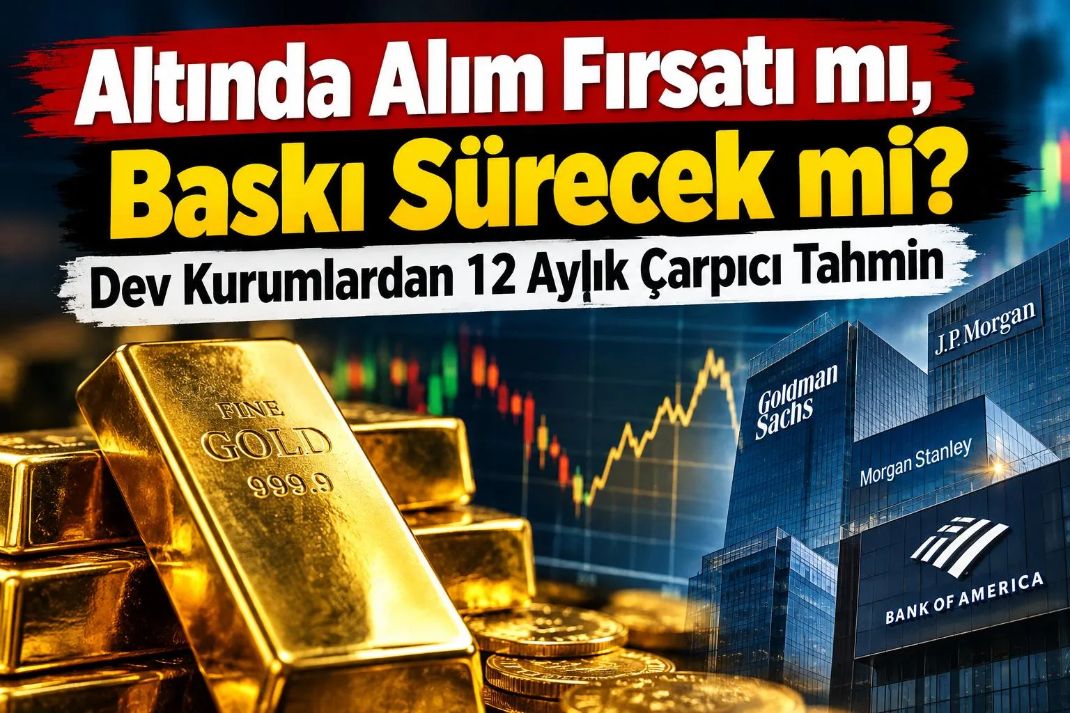 Altında Alım Fırsatı mı, Baskı Sürecek mi? Dev Kurumlardan 12 Aylık Çarpıcı Tahmin