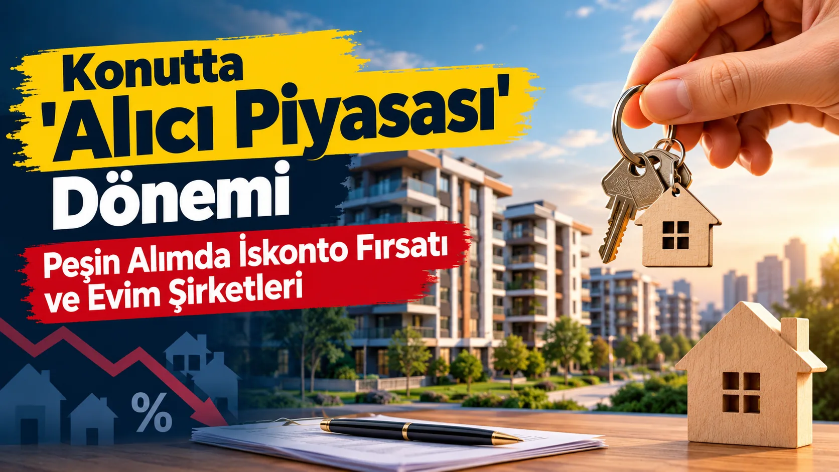 Konutta 'Alıcı Piyasası' Dönemi: Peşin Alımda İskonto Fırsatı ve Evim Şirketleri