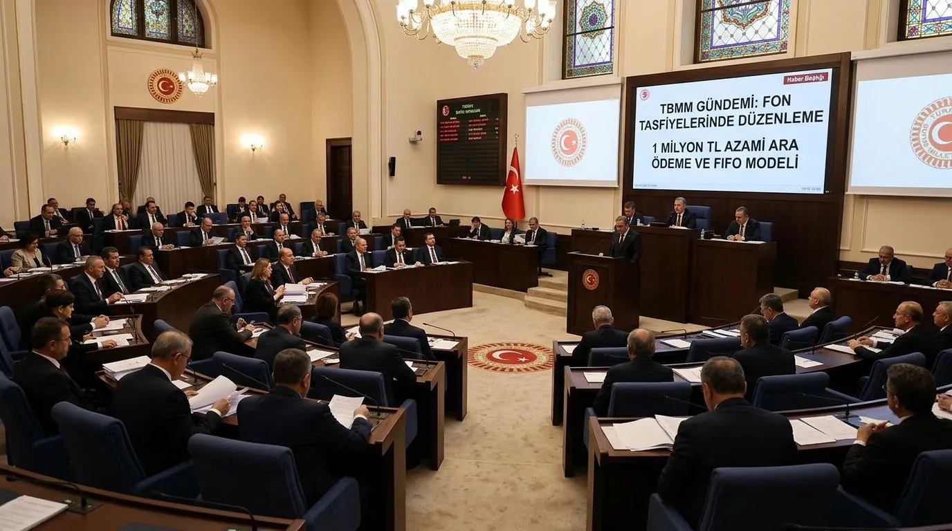 TBMM Gündemindeki Kanun Teklifi: Fon Tasfiyelerinde 1 Milyon TL Azami Ara Ödeme ve FIFO Modeli