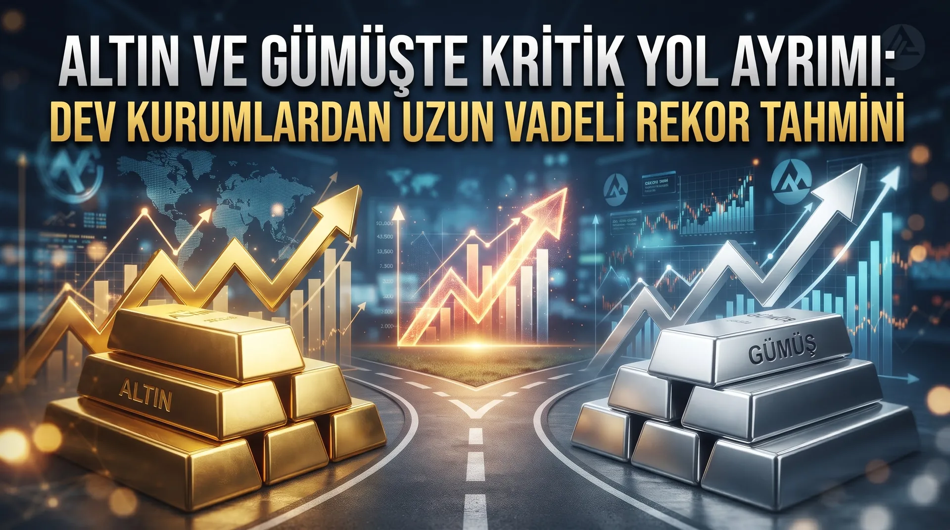 Altın ve Gümüşte Kritik Yol Ayrımı: Dev Kurumlardan Uzun Vadeli Rekor Tahmini